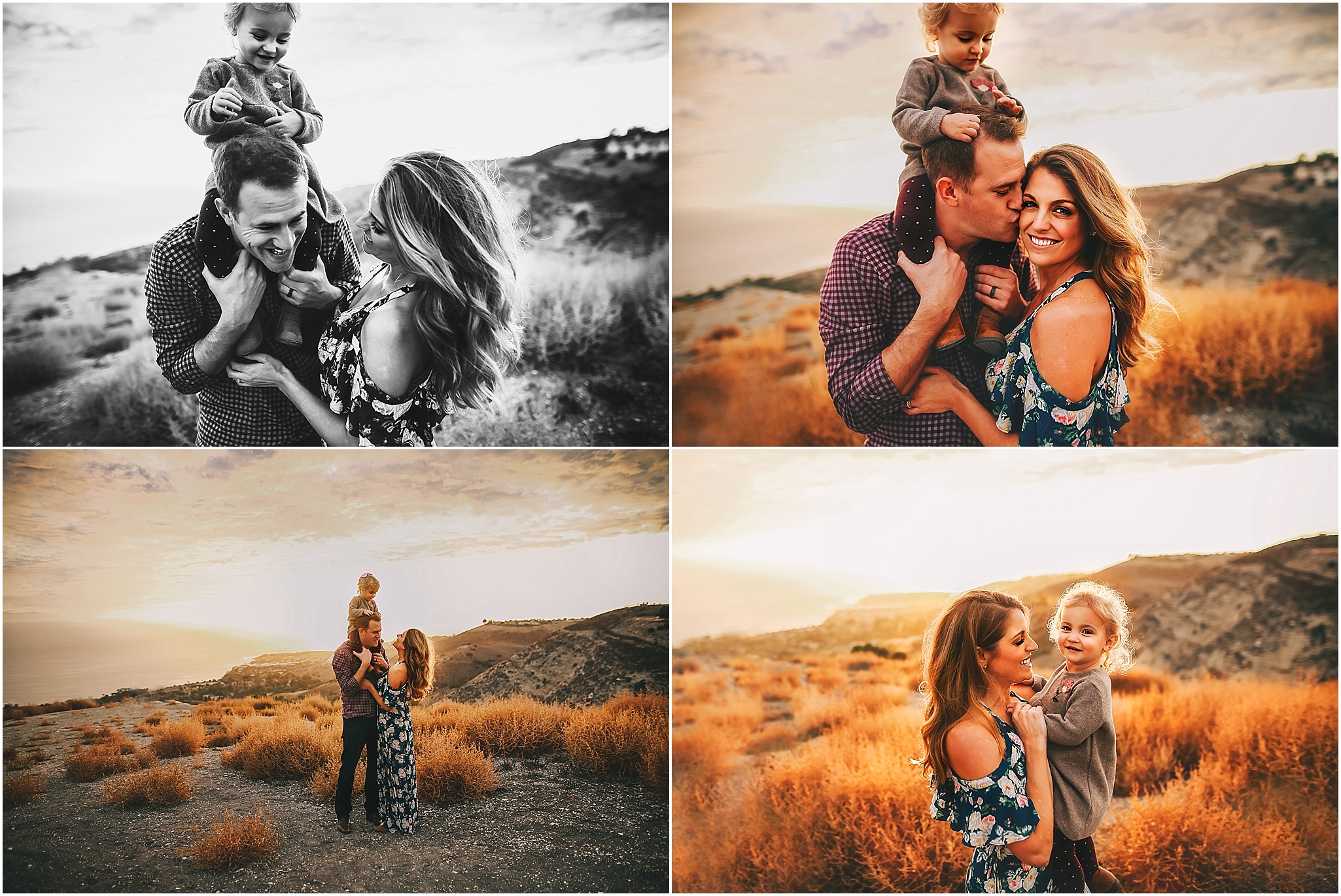Epic sunset family session Palos Verdes Orange County Epic sunset family session Palos Verdes Orange County